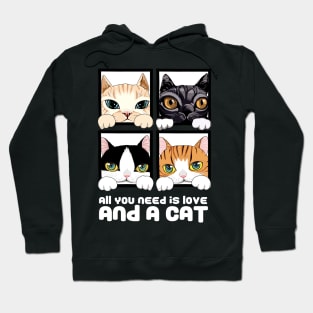 All You Need Is Love And A CAT Hoodie